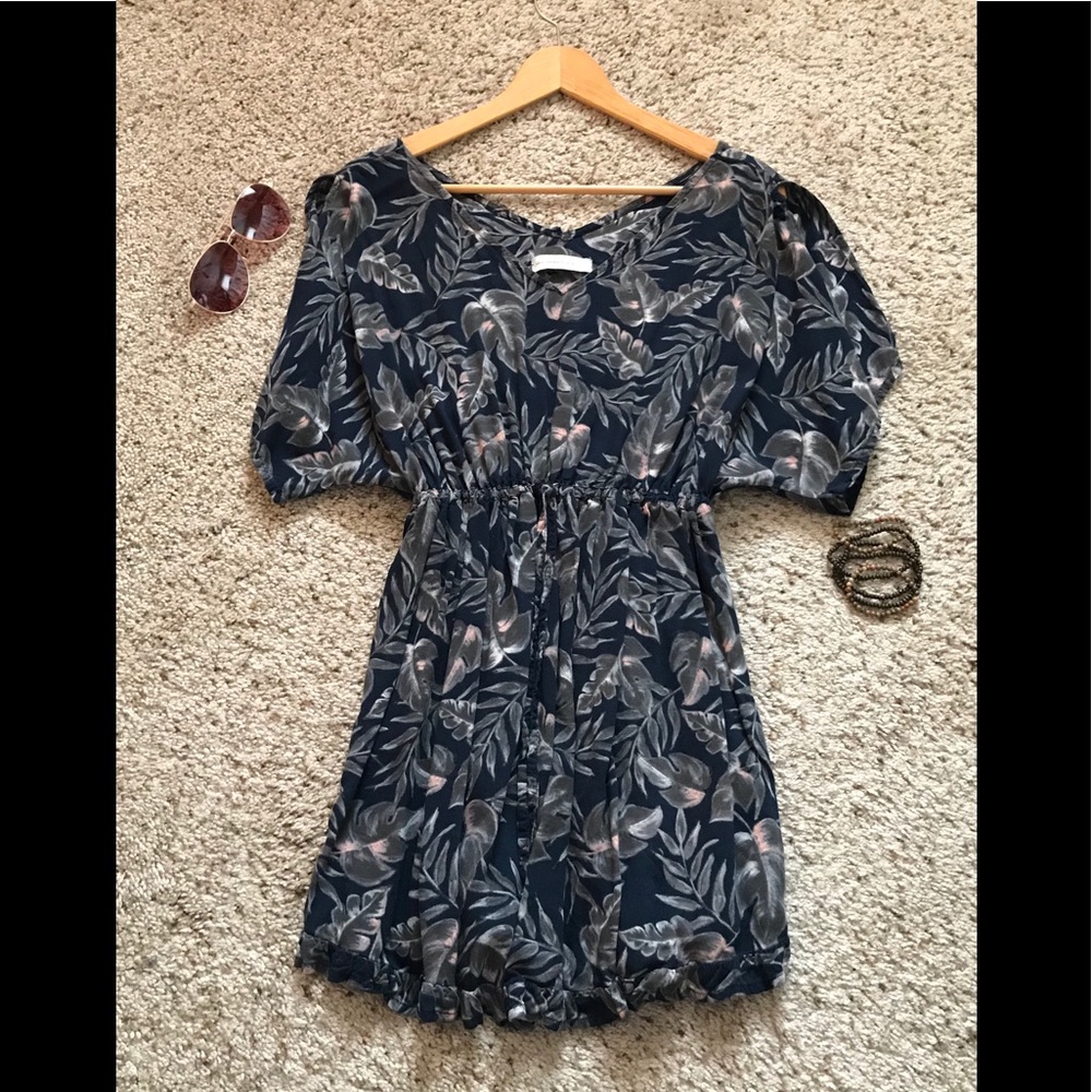 A&F | palm leaf beach dress